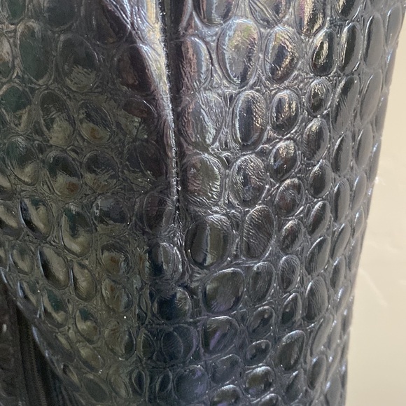 SOLD Kalso by Earth Elite Black Patent Leather Knee High Waterproof Boots! - Picture 4 of 12